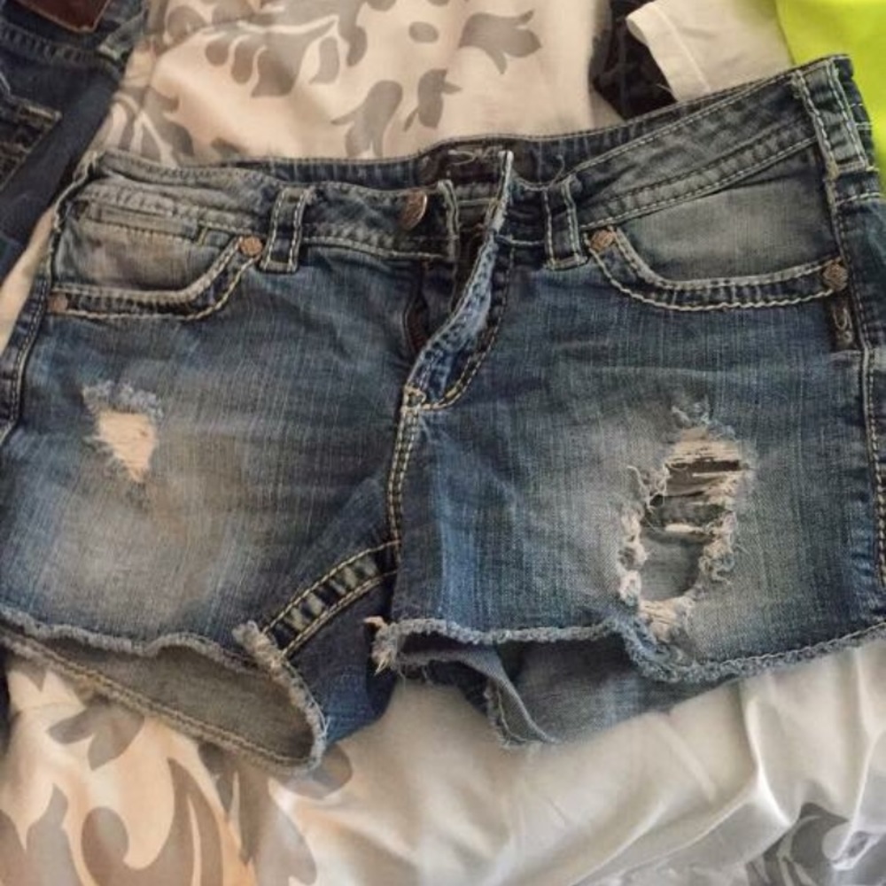 Silver shorts